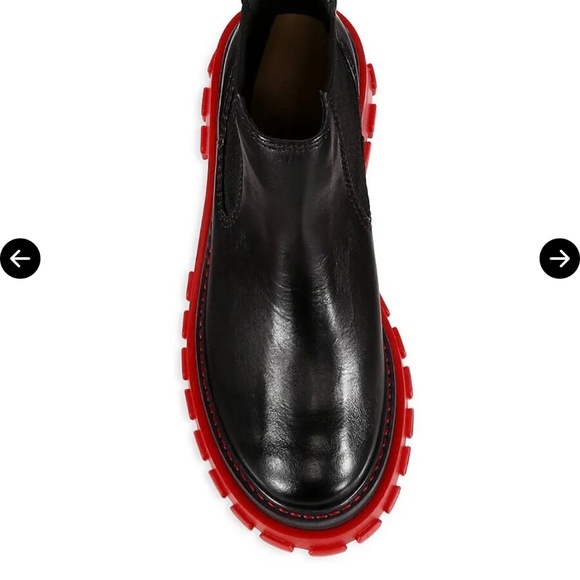 SCHUTZ Ann Leather Short Booties - Black size 11 - Picture 3 of 5